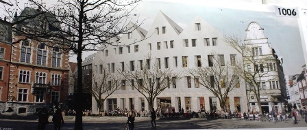 Weißes Haus am Marktplatz: Die Bremer Landesbank stellte den Siegerentwurf für das Oldenburger Marktcarré vor. Grafik: BLB
